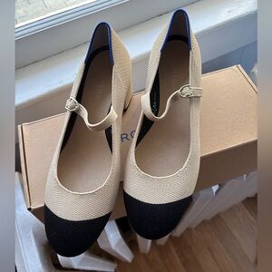 Rothy's Mary Jane Heel in Cream Captoe.
NWT. Size 8.5